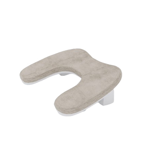 Light Taupe Medicure Handrest with Padded Seat and Plastic Stand